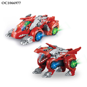 <span class=keywords><strong>Jouet</strong></span> de <span class=keywords><strong>voiture</strong></span> de déformation de <span class=keywords><strong>dinosaure</strong></span> en plastique cool électrique avec musique légère - Product Image 6