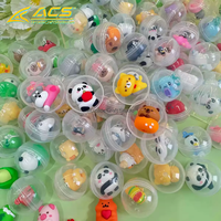 Mainan Kapsul Transparan ACS Aneka Figur Bola Plastik 32mm untuk Hadiah Mesin Dispenser CE Mesin Hiburan