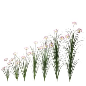 Fiori Artificiali Cosmos <span class=keywords><strong>in</strong></span> Stile Country, Bouquet Floreale Finto con Foglie per Decorazione Domestica, Sfondo per Parete e Vaso - Product Image 4