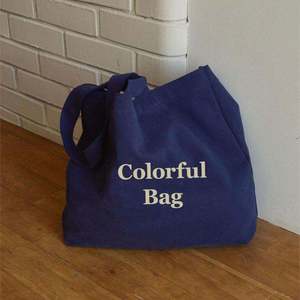 <b>Large</b> capacity reusable shopping <b>bag</b> canvas women's shoulder <b>bag</b> - Product Image 2