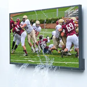 43-75 Inch Outdoor TV 4K UHD Smart TV ATSC/DVBT2/S2 Waterproof Display for Backyard Terrace