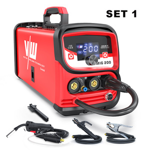 Machine à souder VECTOR MIG TIG <span class=keywords><strong>MMA</strong></span> Allemagne/<span class=keywords><strong>France</strong></span>/Italie/Espagne/Pays-Bas Livraison gratuite Soudeuse portable domestique MIG200 - Product Image 2