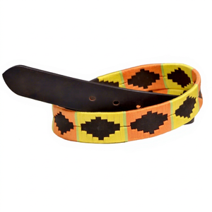Genuine <b>Leather</b> Equestrian Case & <b>Bags</b> Polo Belt Custom Hand <b>Woven</b> <b>Leather</b> Belt Heavy Duty Brass Buckle Belt LBP-0057D - Product Image 1