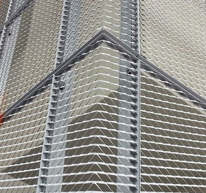 יחידה נמתח רשת יהלום צלחת פלדה משמש להגנה ימית, קישוט, בטיחות ואנטי גניבה - Product Image 2