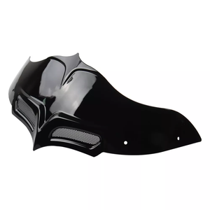 Nouveau pare-brise en ABS noir pour <span class=keywords><strong>moto</strong></span> CW, compatible avec les modèles Touring Road Glide 2015-2023, installation facile - Product Image 2