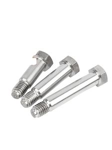 Boulons à demi-dents en acier inoxydable 304 OEM ODM M6 M8 M10 M12 avec bouchon hexagonal extérieur finition zinguée vis à trou alésé - Product Image 4