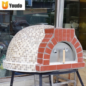 하이 퀄리티 상업 야외 나무 화제 벽돌 피자 오븐 좋은 가격 휴대용 베이킹 장비 - Product Image 2