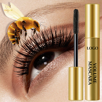 OEM ODM Mascara imperméable pour les yeux Mascara végétalien d'allongement de marque privée Mascara 4D en fibre de soie Mascara de cils personnalisé en gros