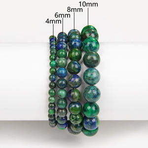 Pulsera de piedra Ojo de tigre natural Pulsera de cuentas de piedra 4/6/8/10mm Pulsera de piedra natural Joyería - Product Image 4