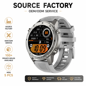 DM56 2026 Smartwatch Sportivo <span class=keywords><strong>GPS</strong></span> per Uomo <span class=keywords><strong>con</strong></span> Schermo AMOLED da 1,43 Pollici e Impermeabilità 5ATM, <span class=keywords><strong>con</strong></span> Altimetro e Bussola - Product Image 5