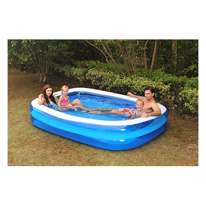 Jilong <span class=keywords><strong>Sunclub</strong></span>-PISCINA Rectangular para niños, 305cm x 183cm x 50cm, piscina inflable de fácil vaciado para jardín al aire libre - Product Image 2