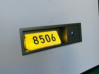 Letrero de Puerta Personalizado con Control Remoto LED, de Acero Inoxidable Espejado y Acrílico, para Hotel, Apartamento, Bar, Número de Habitación