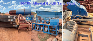 Komplett set Placer Alluvial Tragbare Mobile Gold waschanlage Bergbau Trommel waschanlage zum Verkauf - Product Image 4