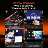 Adaptateur sans fil haute vitesse tout-en-un CarPlay Android Auto CP2AM Carlinkit Fournisseur de CarPlay Mirrorlink Airplay Appareil intelligent