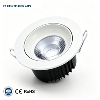 Foco Empotrable LED Moderno Leimai con Certificación CE, ETL y SAA, Ajustable, Antideslumbrante, de Aluminio para Hogar, Oficina y Hotel, con 5 Años de Garantía