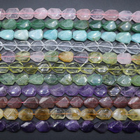 Perles en cristal naturel de haute qualité, pierres précieuses, à facettes, 1 pièce, bijoux DIY