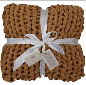 Offre Spéciale tricoté lesté fait à la main couverture Chunky Knit Flecce couverture pondérée jeter - Product Image 1