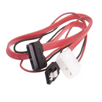 Cable de Datos SATA Slimline de 13 (7+6) Pines para Disco Duro, Cable de Alimentación IDE, Venta al Por Mayor