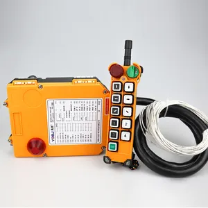 F24-10S 2 Transmitters And 1 Receiver Crane Waterproof Wireless Winch Remote Control 10 Channel Crane Radio Remote Control