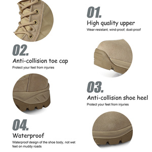 Bottes Tactiques Ranger en <span class=keywords><strong>Cuir</strong></span> Pleine Fleur, Matériau Léger, Vente Chaude - Product Image 6