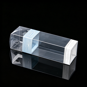 Boîte pliable en PP transparent sur mesure, épaisse, en plastique, pour cosmétiques, parfums, bougies, présentoirs cadeaux, vente en gros, OEM, ensemble, Chine - Product Image 4
