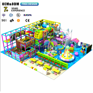 Équipement de terrain de jeu intérieur commercial pour enfants, design marin, ensemble de jeux souples avec fonction d'escalade, divertissement pour centres commerciaux - Product Image 1