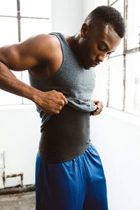 Sauna Suit Heat Trapping Shapewear Sweat <b>Body</b> <b>Shaper</b> Vest Slimmer Saunasuits Compression Thermal Top Fitness Workout Waistcoat - Product Image 4