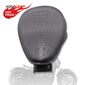 Yd197 Retro sedile a molla per moto Vintage con supporto per sedile, moto coccodrillo sedile da Solo per Harley Chopper Cruiser - Product Image 3