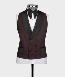 Blazer con cuello <span class=keywords><strong>de</strong></span> chal negro <span class=keywords><strong>para</strong></span> <span class=keywords><strong>hombre</strong></span>, chaqueta, pantalones, chaleco, ropa <span class=keywords><strong>de</strong></span> <span class=keywords><strong>boda</strong></span> <span class=keywords><strong>de</strong></span> lujo, 3 piezas, azul, novedad - Product Image 3
