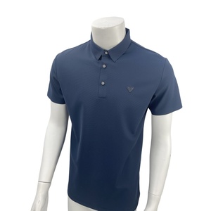 Lujo exquisito bordado diario Casual deportes Polo cuello camiseta para hombres camisetas de golf - Product Image 3