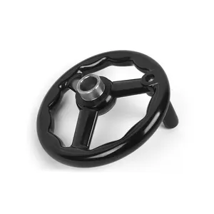 Hot Selling Black Plastic Drei-Speichen-Werkzeug maschinen Handrad