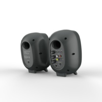 Bestisan SR08 80W Mini haut-parleur d'étagère de cinéma maison avec couvercle en treillis métallique Caractéristiques des basses puissantes et des systèmes de cinéma maison