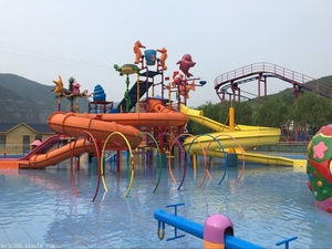 Lớn sợi thủy tinh nước hồ bơi ống trượt Công Viên Nước thiết bị Rides nhà sản xuất công viên giải trí chơi cấu trúc - Product Image 5