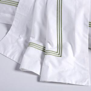 Роскошный 100% хлопок вышитый Комплект постельного белья для отеля и дома используется по низкой цене - Product Image 2