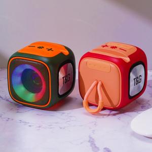TG359 Portable Mini BT <b>Speaker</b> With Led Light and <b>Stand</b> Rechargeable Super Bass Wireless Sound Box - Product Image 1