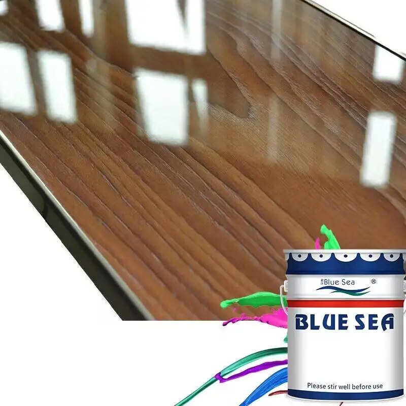 Bluesea 광택 UV 롤 코팅 밝은 광택 UV 마무리 페인트 나무 가구 코팅