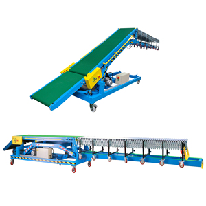 <strong>Container</strong> Truck Automatic <strong>Loading</strong> <strong>and</strong> <strong>Unloading</strong> Conveyor System for Bags <strong>and</strong> Carton Boxes with Flexible Roller Conveyor - Product Image 3