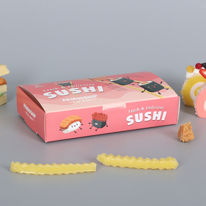 Venta al por mayor caja desechable para sushi con impresión offset y laminación brillante/mate para uso alimentario - Product Image 3