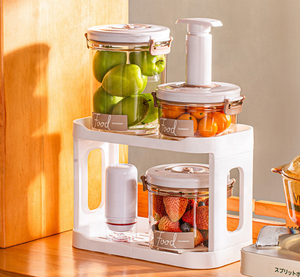 Conteneur de rangement alimentaire de cuisine hermétique, écologique, moulé par injection en PP, scellé sous vide manuel, de haute qualité, en gros - Product Image 4