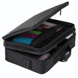 Bolsas de maquillaje multiusos de 3 capas, caja de cosméticos de gran capacidad, Kit de maquillaje de artista, bolsas de salón de belleza para organizador de cosméticos - Product Image 4