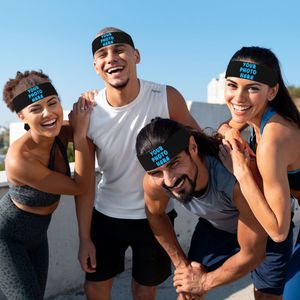 Fascia per capelli JX Headwear, fascia per la testa traspirante per la corsa, fascia antisudore per allenamento, fascia elastica per la testa. - Product Image 5