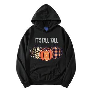 Pull à capuche décontracté pour hommes 100% coton avec imprimé teint uni brodé Design solide pour automne hiver sweat-shirt vêtements - Product Image 3