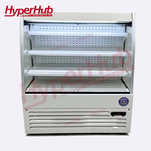 Thương mại nửa Chiều cao mở phía trước tủ lạnh tủ lạnh tủ lạnh không khí Rèm bảo quản quạt làm mát tự động rã đông - Product Image 2