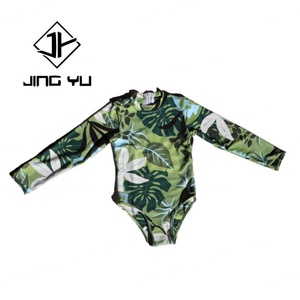 Fabricante OEM, Bikini para Niñas, Traje de Baño de Poliéster Ecológico Personalizado, Estampado Floral, Traje de Baño para Niños Pequeños - Product Image 1