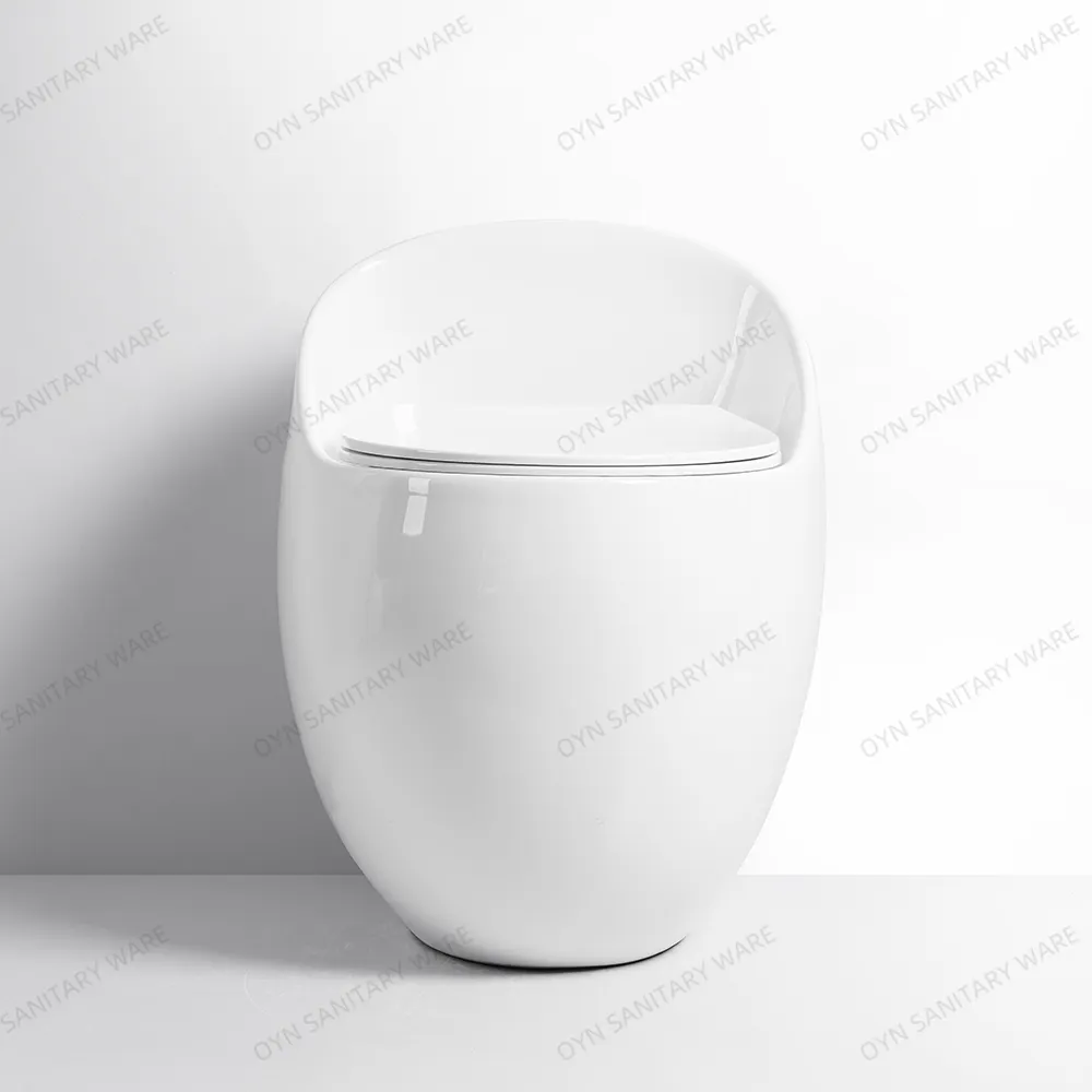 OYN Sanitary 1204 One Piece Toilet Ware Western Style Toilet Bowl for Hotel Home Bathroom Wc Wash Down Toilet