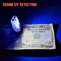 Senter Gantungan Kunci Mini IP65 Tahan Air Dapat Diisi Ulang Senter Saku EDC LED Senter Kecil Bertenaga 11 Mode Klip Magnet