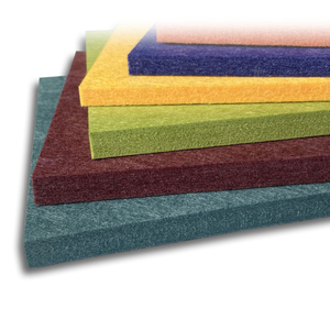 Chine mur insonorisant <span class=keywords><strong>silencieux</strong></span> panneaux de plafond prix Studio bureau insonorisé carré Pet Polyester Fiber panneau acoustique Pet - Product Image 1
