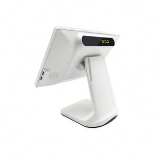 하이 퀄리티 Pos 시스템 계산원 16 인치 듀얼 터치 스크린 창 7/10 모두 하나의 Pos 터미널 I3/I5/I7 금전 등록기 - Product Image 4