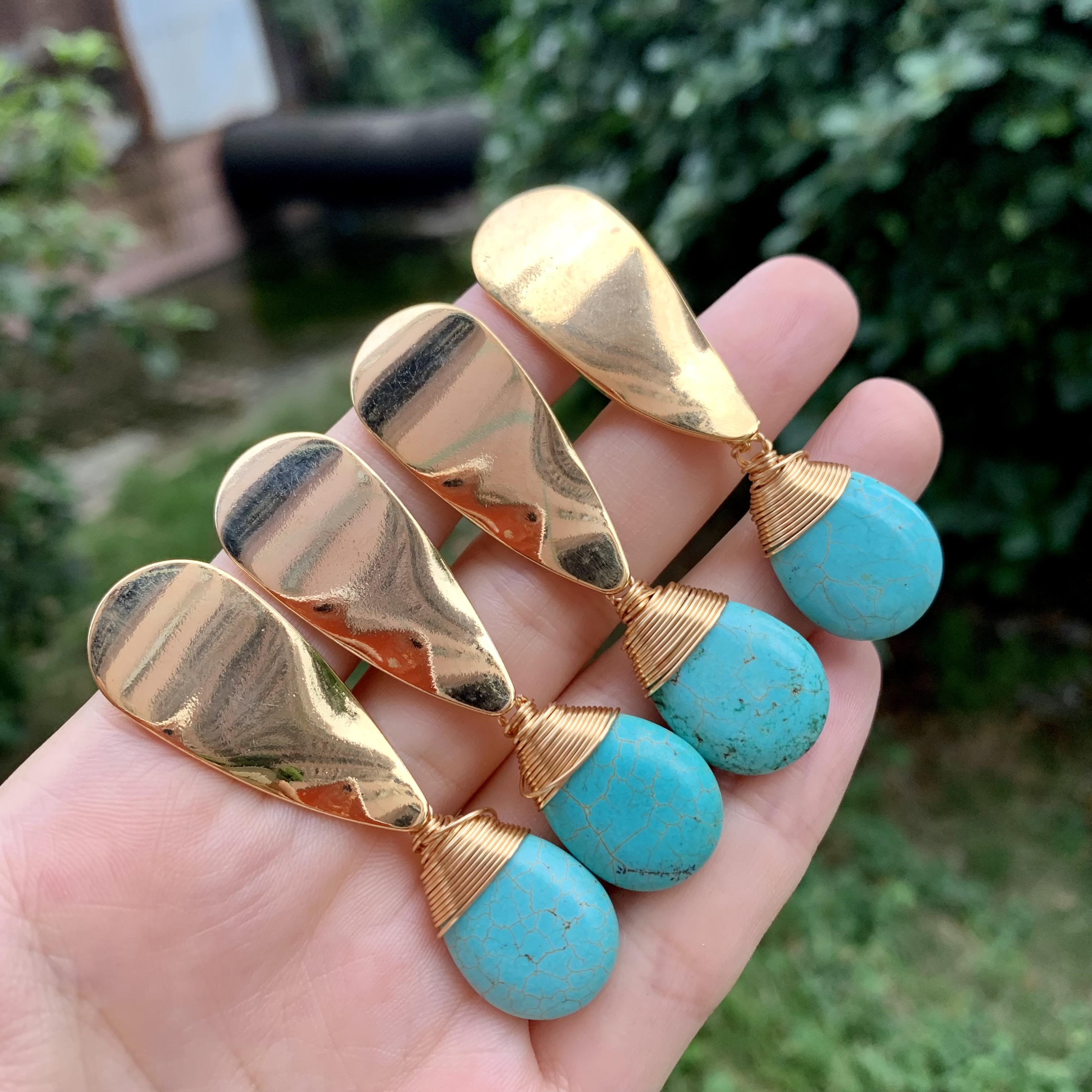 【HYERES LOR】24SS★ Triple Sl (C) Oval One-Touch Earrings Designer fashion, Seoul-fully created | W Concept