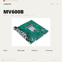 Carte mère industrielle LGA1700 DDR5 6 COM Micro ATX 4 affichages double LAN 8 USB3.0 12e 13e 14e génération